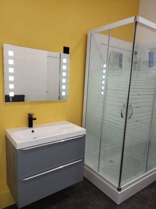 Grand Studio Refait A Neuf Centre-Ville La Bourboule Bagian luar foto